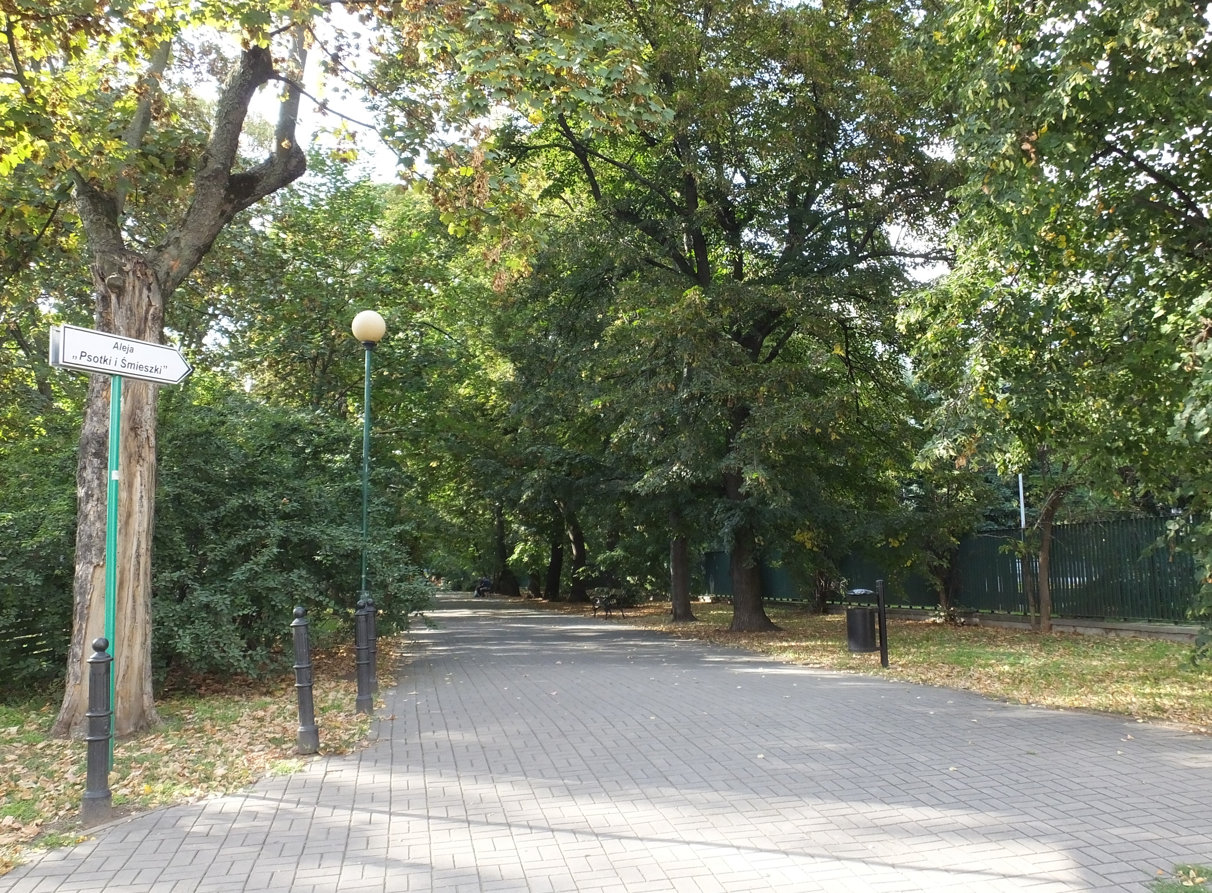 Porazińska Park in Warsaw