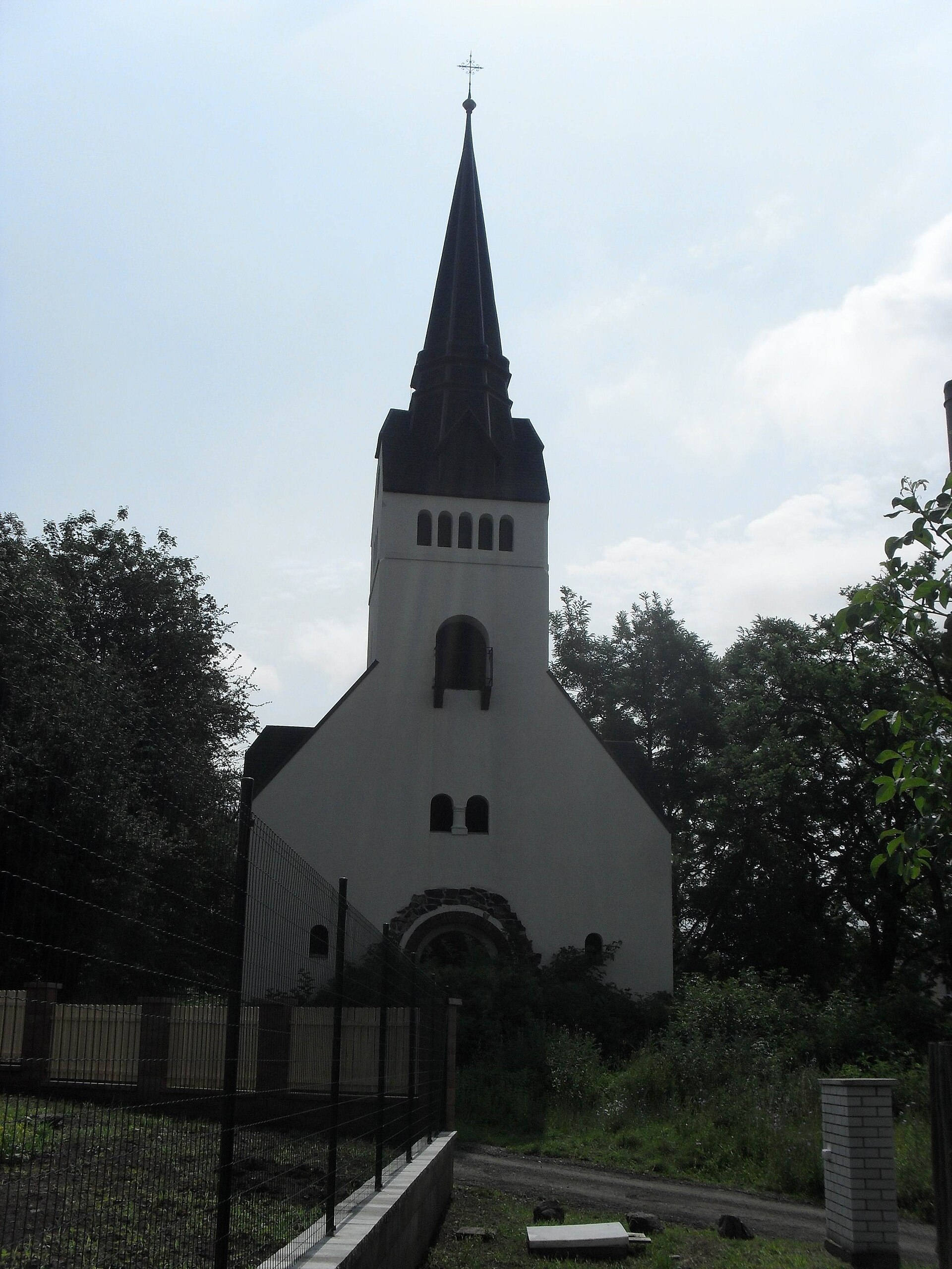 protestant church in Bystřany