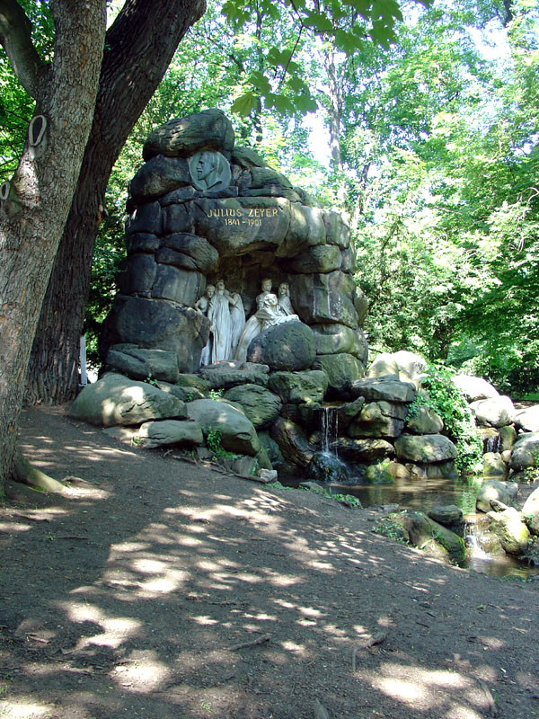Monument to Julius Zeyer in Chotkovy sady