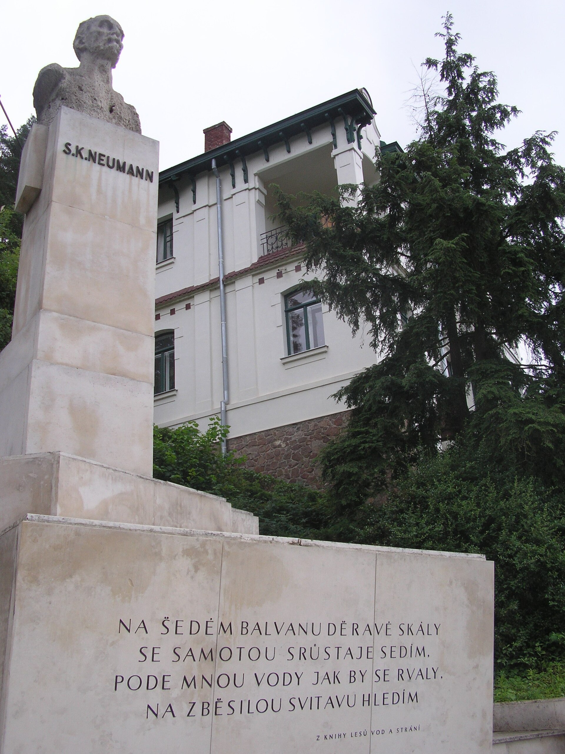 Memorial of Stanislav Kostka Neumann, Bílovice nad Svitavou
