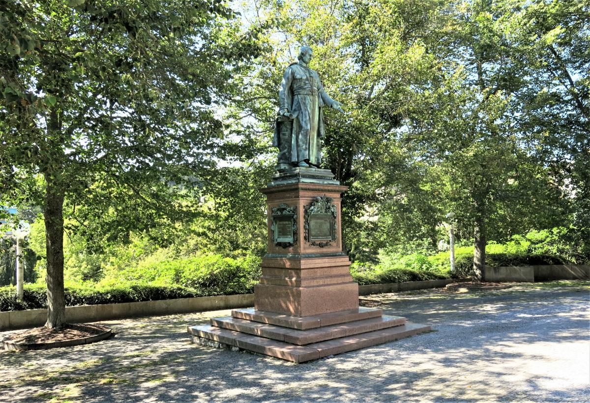 Statue of Karel Kašpar Reitenberger in Mariánské Lázně