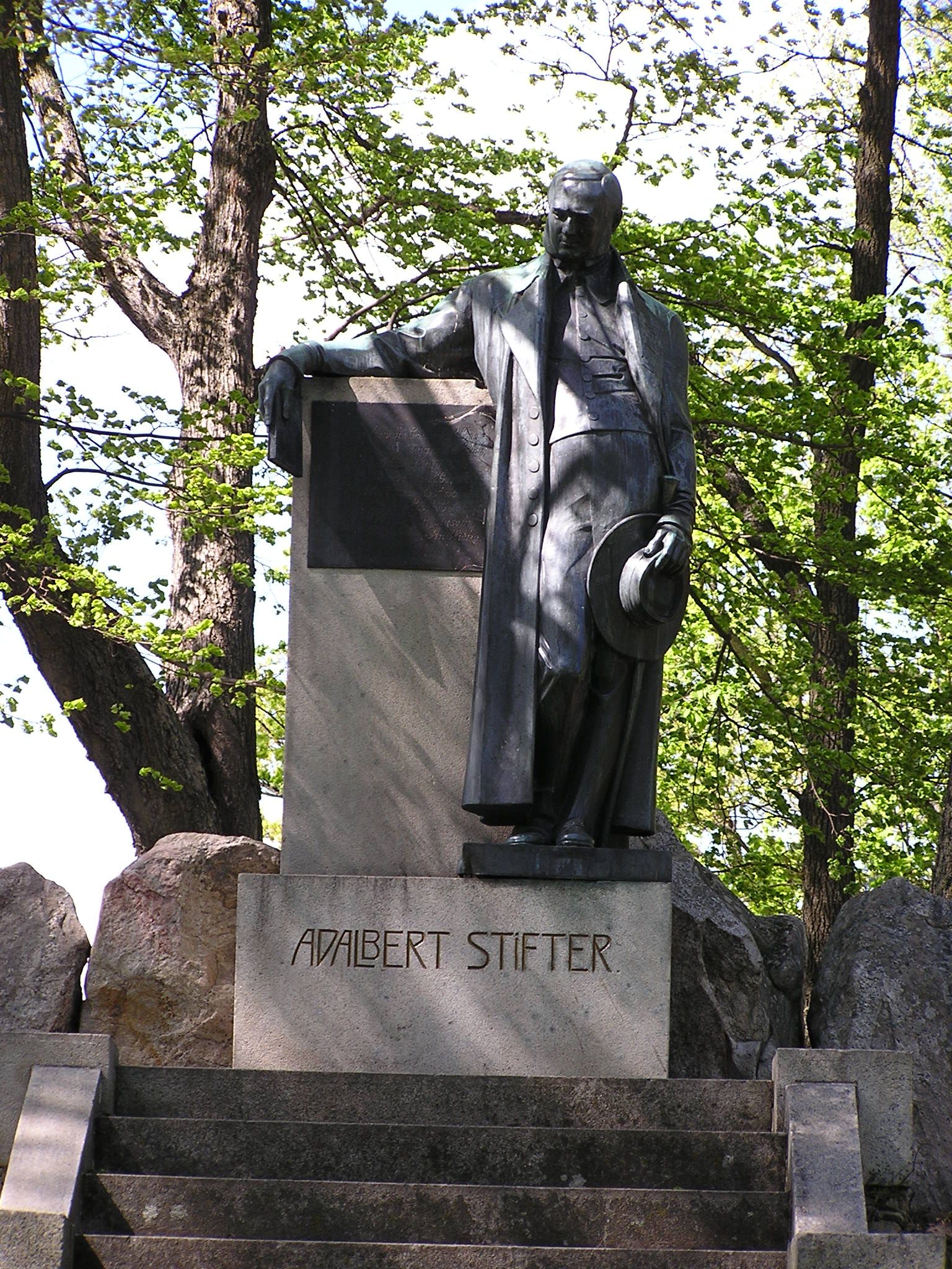 Monument to Adalbert Stifter in Horní Planá
