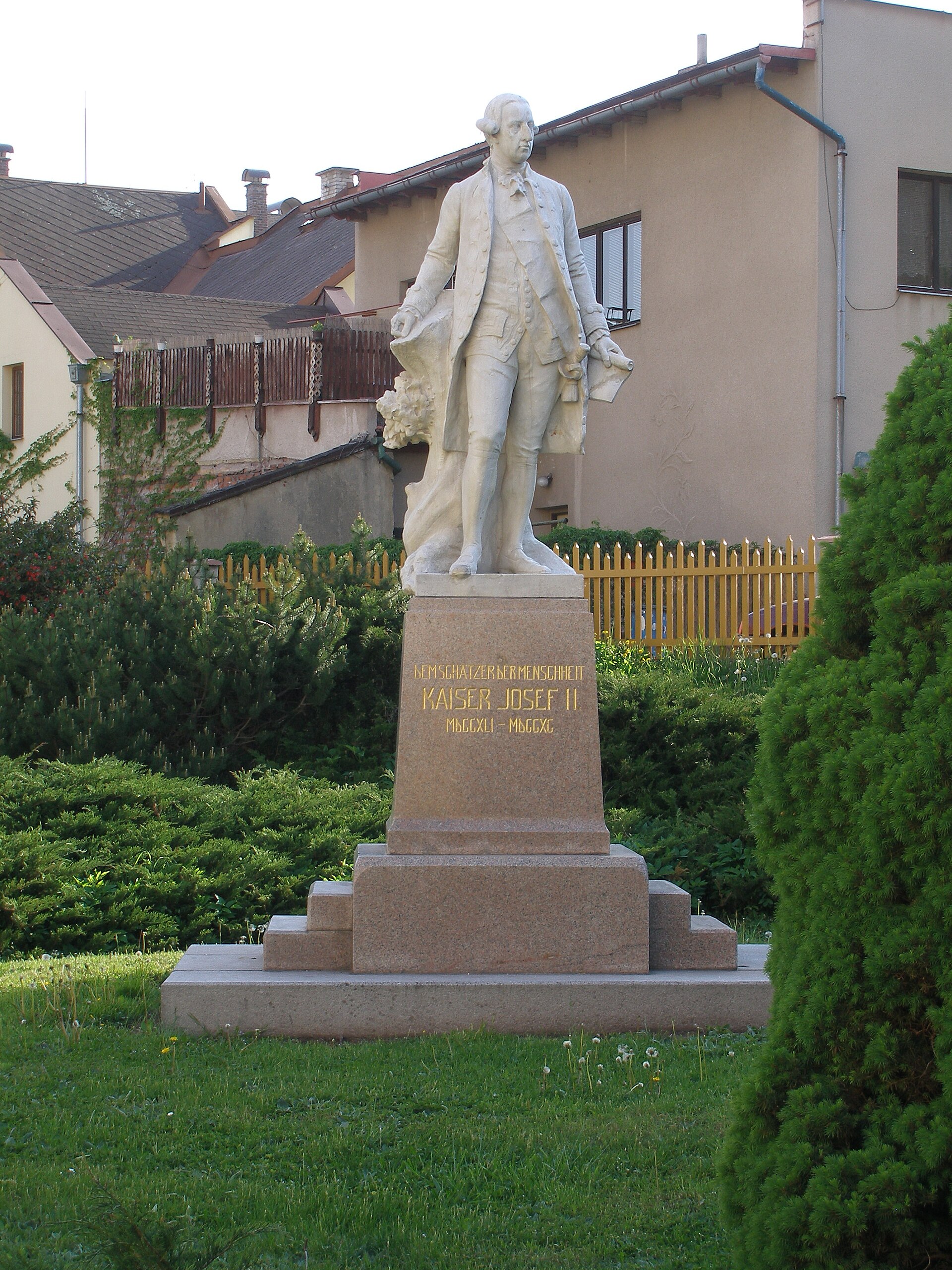 Statue of Emperor Joseph II. in Hostinné