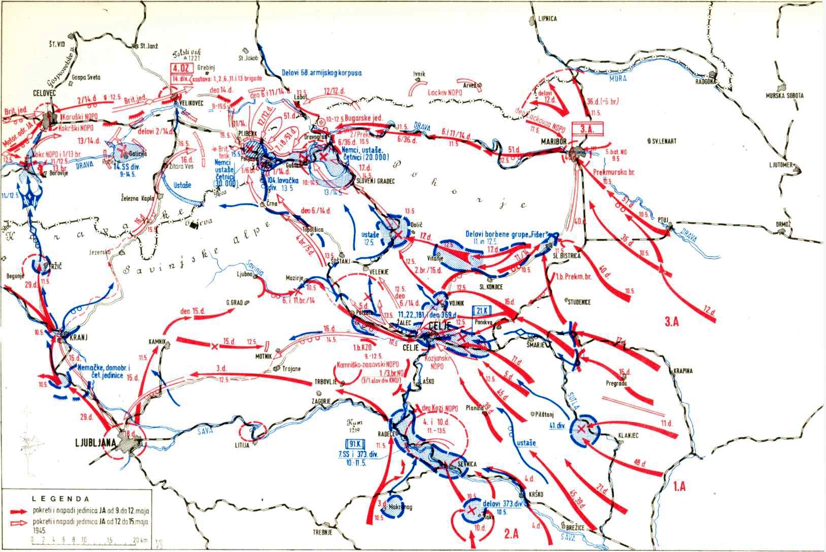 Final operations in Slovenia