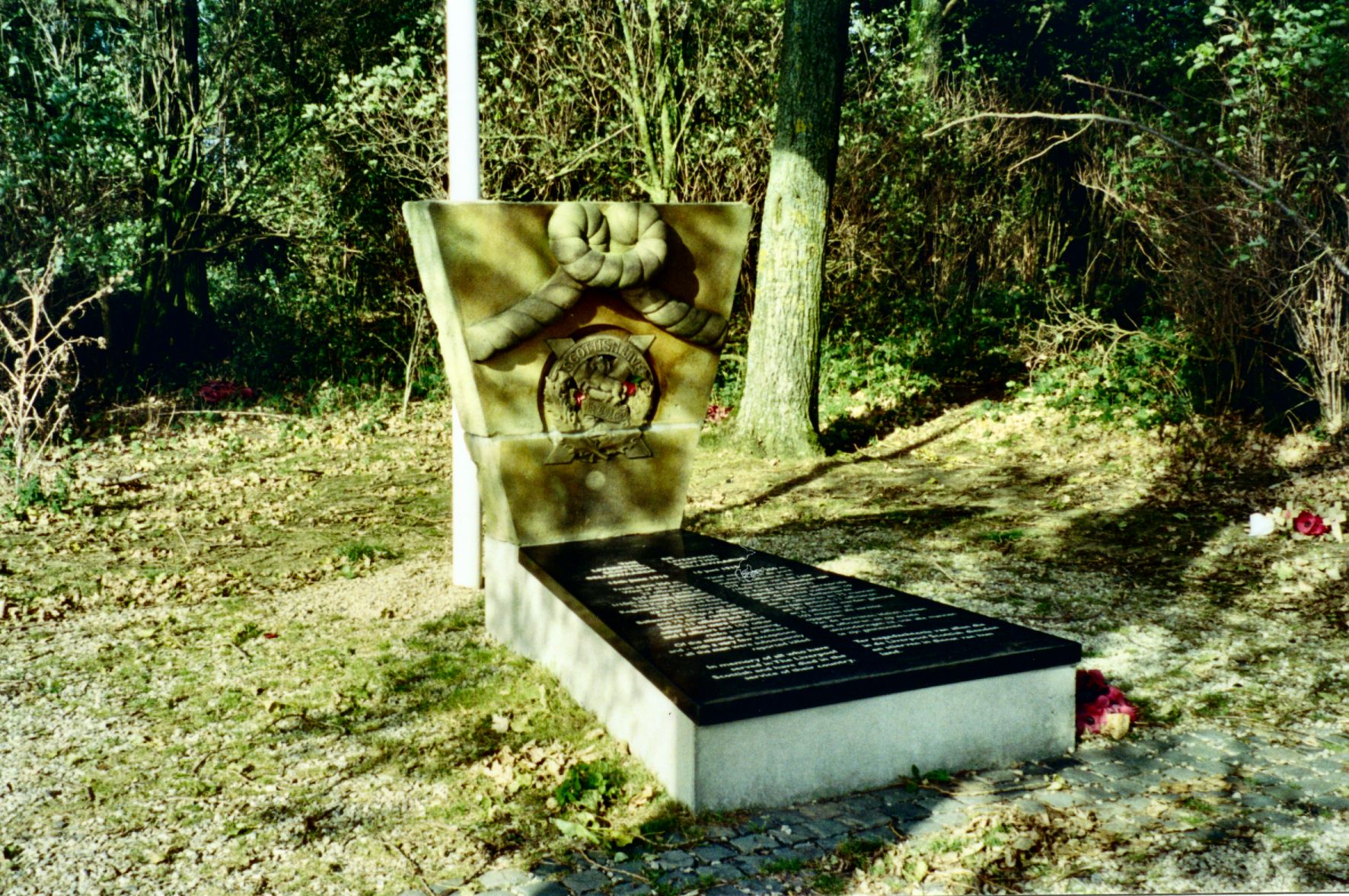 The Liverpool Scottish memorial stone