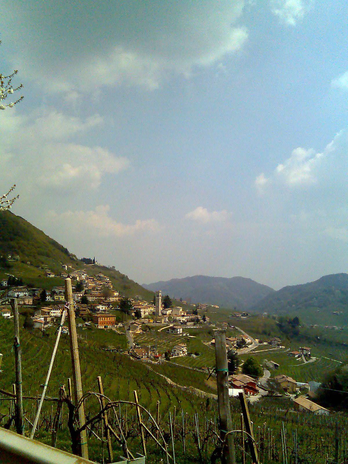 Wzgórza prosecco w Conegliano i Valdobbiadene