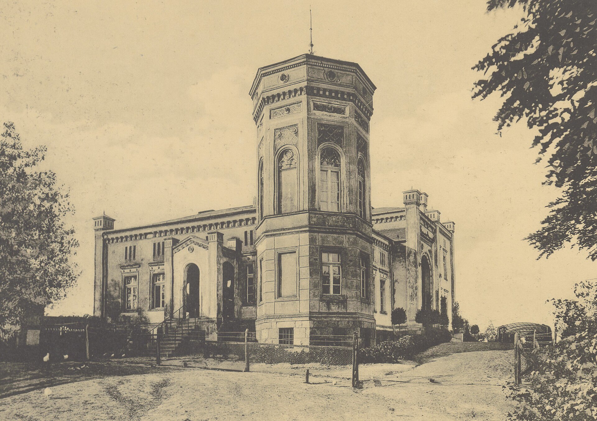 Pałac (dec. dwór) w Obudnie