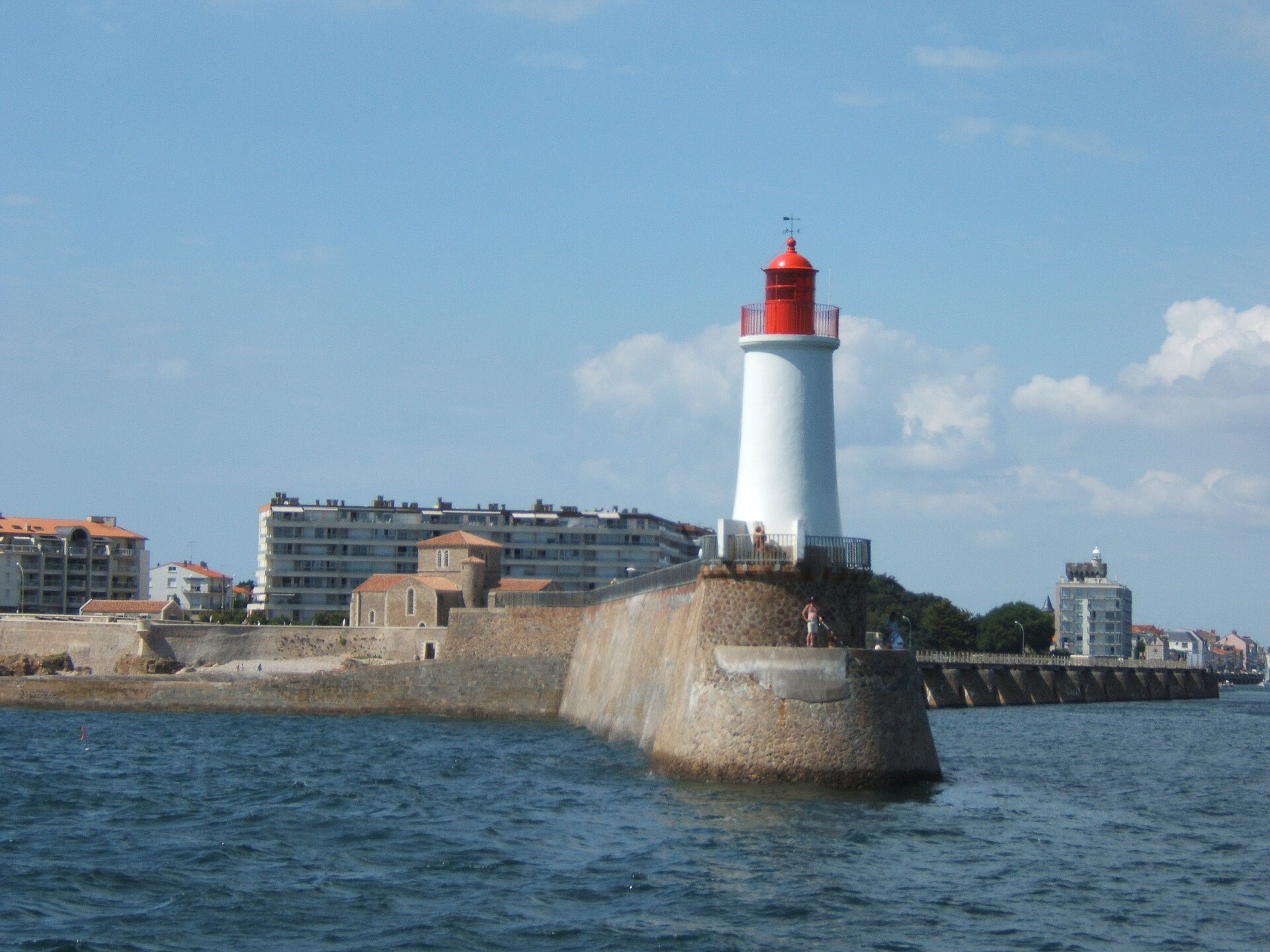 Les Sables-d'Olonne West Jetty light