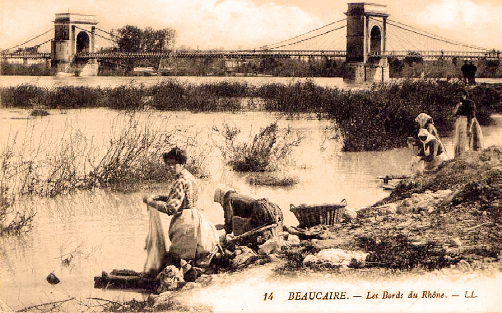 Bridge between Beaucaire and Tarascon